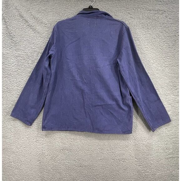 All The Wolves Desert Trip Jacket One Size Embroidered Slouchy Blue Jacket - Picture 7 of 9